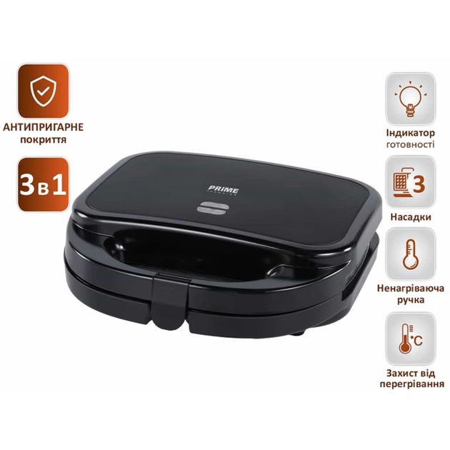 Сендвічниця PRIME Technics PMM 375 B - picture 6