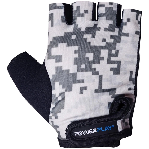 Велорукавиці PowerPlay 5454 Камуфляж Сірі XS (5454_XS_Grey) - picture 2