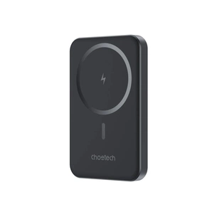 Батарея універсальна Choetech Magnetic Wireless 5000mAh, 20W, PD, Qi-15W, Black (B709-CCBK) зображення 1