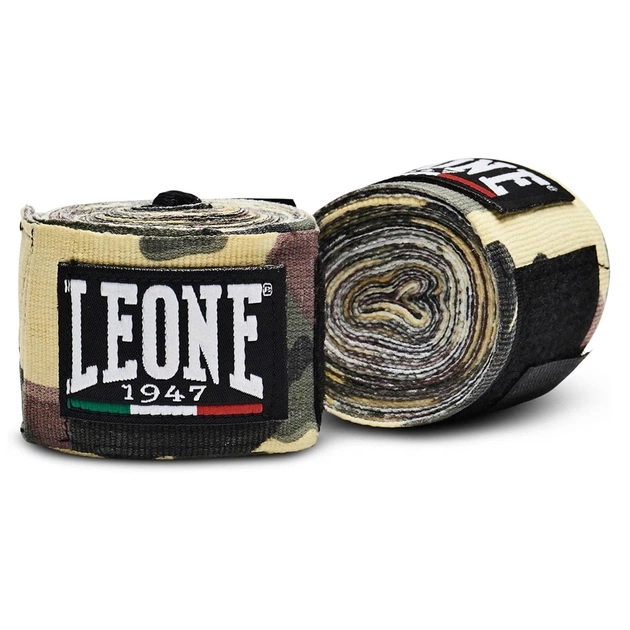 Бинт для спорта Leone AB705 Green Mimetic 4.5m (AB705_G/Mimetic_450) - изображение 1