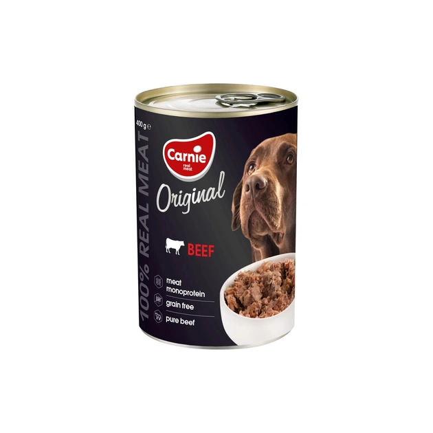 Консерви для собак Carnie Original Mono Protein Яловичина 400 г (4820255193182) - зображення 1