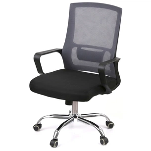 Офісне крісло Аклас Конвалія BL Tilt Сірий (Сірий/Чорний) (00160109) зображення 1