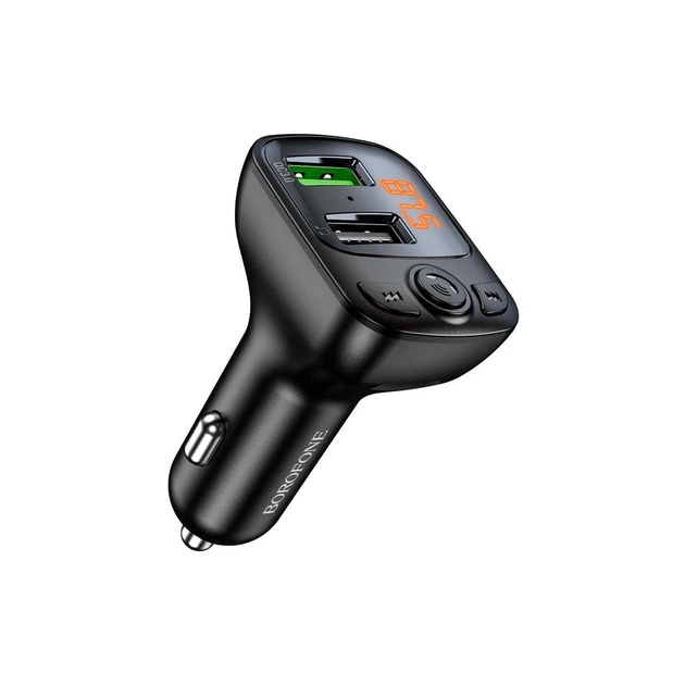 FM модулятор BOROFONE BC41, Black, Box - picture 2