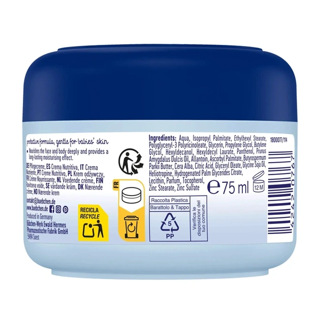 Детский крем Bubchen косметический, 75 мл (3100030) - изображение 2