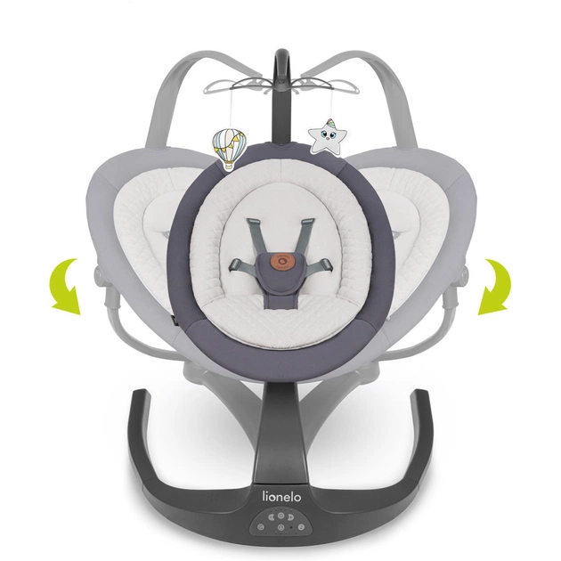 Крісло-гойдалка Lionelo Rina grey concrete (LO-RINA GREY CONCRETE) - picture 5