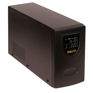 Пристрій безперебійного живлення GEAR GU-2000PLCD зображення 1