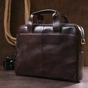 Сумка Vintage Чоловіча шкіряна Коричнева (20679) - зменшене зображення 9