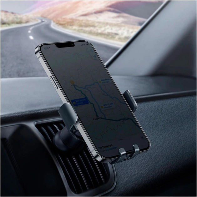 Універсальний автотримач Baseus Metal Age II Gravity (SUJS000001) - picture 12