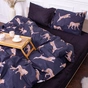 Простынь MirSon Сатин Premium 22-1143 Perrayn 180x220 см (2200001978553) - уменьшенное изображение 2