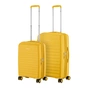 Набір валіз 2E Aero (M+S), бурштиново-жовті (2E-SPP-AERO-SET2-AY) - зменшене зображення 1