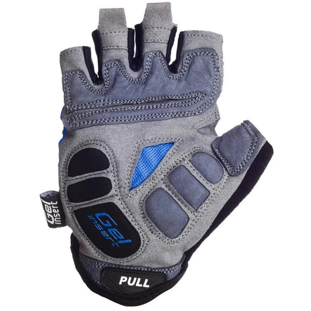 Велорукавиці PowerPlay 5037 Black/Blue M (5037A_M_Blue) - зображення 3
