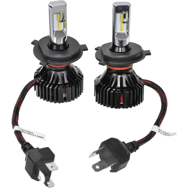 Автолампа SOLAR H4 12/24V 6500K 8000Lm 60W ZES Chip (8304) - зображення 1