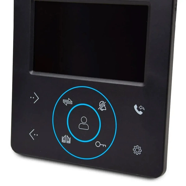 Домофон ATIS AD-480MB Black - зображення 1