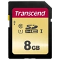 Карта пам'яті Transcend 8GB SDHC class 10 UHS-I U1 (TS8GSDC500S) - зменшене зображення 1