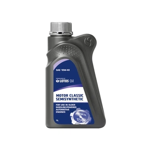 Моторное масло Lotos MOTOR CLASSIC SEMISYNTHETIC 10W40 SG/CE 1л (WG-K102440-0H0) изображение 1