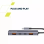 Концентратор Canyon hub DS-18 5in1 USB-C Grey (CNS-TDS18) - уменьшенное изображение 9