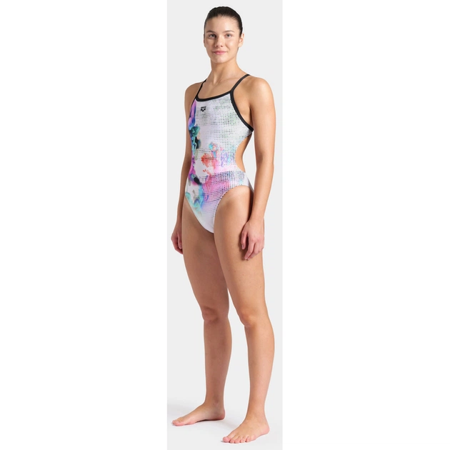 Купальник Arena Airbrush Swimsuit Challenge Ba 007912-510 білий, чорний, мультикольор 36 (3468337391463) - зображення 5