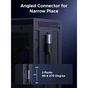 Перехідник HDMI M to HDMI F 8K60Hz 48Gbps 90° corner black Ugreen (85632) - зменшене зображення 4