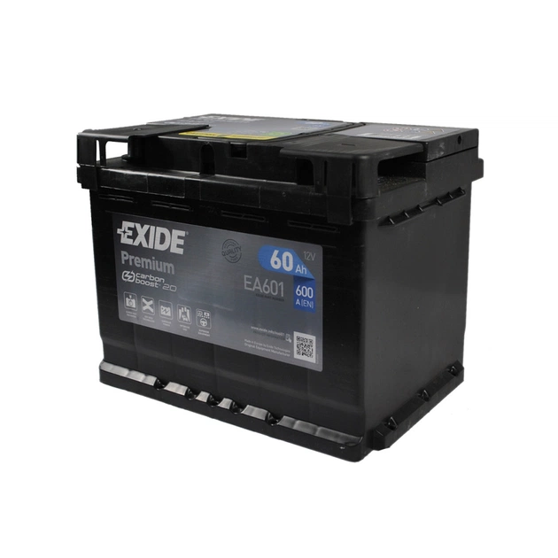 Акумулятор автомобільний EXIDE PREMIUM 60A (EA601) - зображення 4