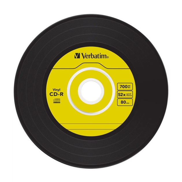 Диск CD Verbatim CD-R 700Mb 52x Slim case Vinyl AZO (43426) - изображение 3