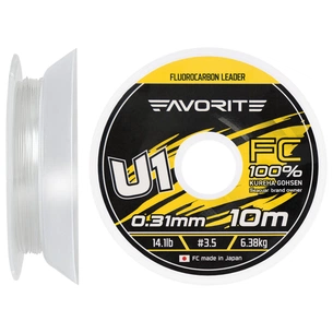 Флюорокарбон Favorite U1 FC 10m 3.5/0.31mm 14.1lb/6.38kg (1693.11.82) зображення 1