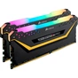 Модуль пам'яті для комп'ютера DDR4 16GB (2x8GB) 3200 MHz Vengeance RGB Pro Black Corsair (CMW16GX4M2C3200C16-TUF) - уменьшенное изображение 3