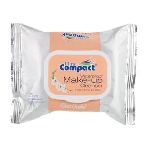 Вологі серветки Ultra Compact Waterproof Make-up Cleanser для зняття макіяжу 25 шт. (8697420534592) зображення 1