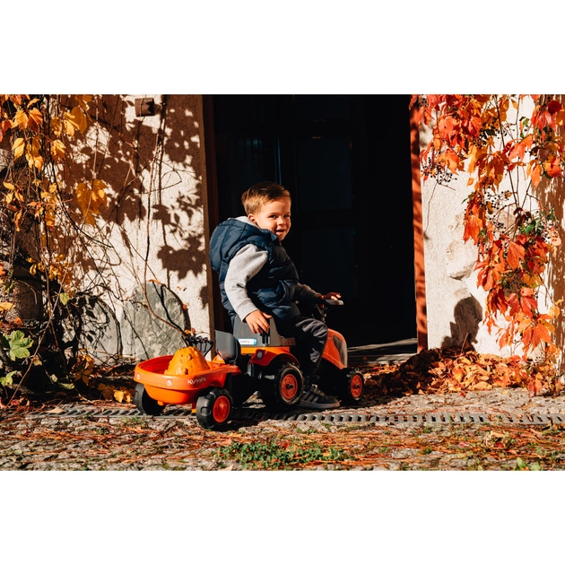 Чудомобіль Falk Kubota трактор з причепом Жовтогарячий (260C) - picture 7