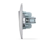 Вимикач Videx BINERA 1кл з підсвічуванням срібний (VF-BNSW1L-SS) - уменьшенное изображение 3