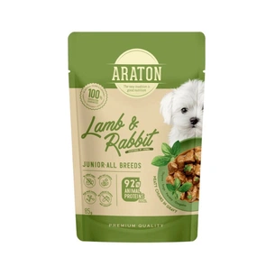 Вологий корм для собак ARATON Junior with Lamb and Rabbit 85 г (ART47932) зображення 1