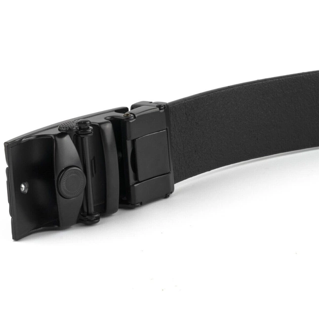 Ремень Vintage Мужской с автоматической пряжкой мозаика Черный (20299) - изображение 2