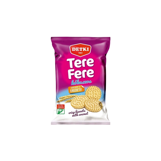Дитяче печиво Detki Tere-fere зі смаком кокосу, 180 г (5997380360136) - изображение 1