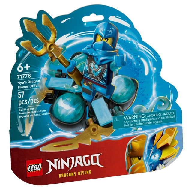 Конструктор LEGO Ninjago Суперсила дракона Нії дрейф спін-джитсу 57 деталей (71778) - зображення 1