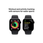 Смарт-годинник Apple Watch Series 10 GPS 42mm Jet Black Aluminium Case with Black Sport Band - M/L (MWWF3QH/A) - зменшене зображення 4