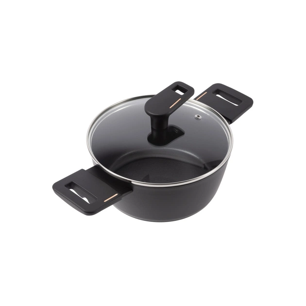 Каструля Bergner Copper, з кришкою 20 см (BG-30293-BK) - зображення 1