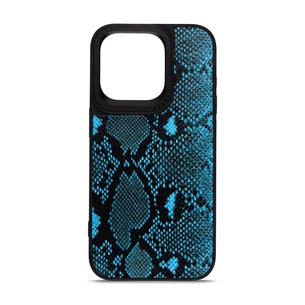 Чохол до мобільного телефона Harder Genuine Snake Apple iPhone 14 Pro Dark Blue (ARM76787) зображення 1