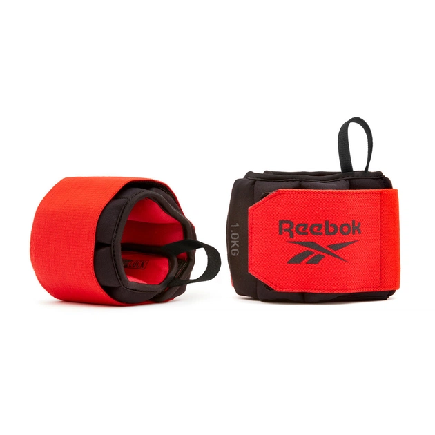 Утяжелитель Reebok Flexlock Wrist Weights чорний, червоний RAWT-11260 0.5 кг (885652017176) - изображение 7