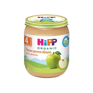 Дитяче пюре HiPP Яблуко 125 г (1223011) изображение 1