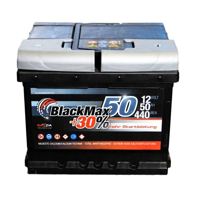 Акумулятор автомобільний BlackMax 50А (B3004) - изображение 1