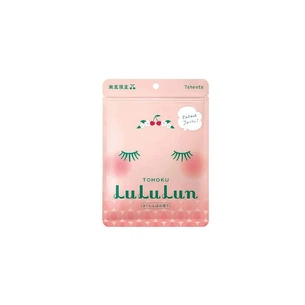 Маска для лица Lululun Face Mask Tohoku Cherry Антиоксидантная С экстрактами фруктов 7 шт (4582305068603) изображение 1