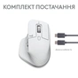 Мишка Logitech MX Master 3S For Mac Performance Wireless Pale Grey (910-006572) - зменшене зображення 10