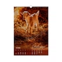 Календар Buromax настінний А3 2027 рік, 1 пружина, Cute goat (BM.210601) - зменшене зображення 4