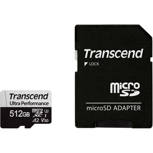 Карта пам'яті Transcend 512GB microSDXC class 10 UHS-I U3 A2 (TS512GUSD340S) зображення 1