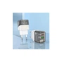Зарядний пристрій BOROFONE BA80A Scenery 1xUSB-C PD20W + 1xUSB QC3.0 Transparent Black (6941991105159) - уменьшенное изображение 3