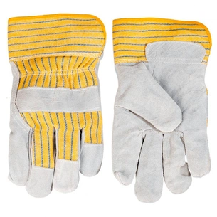 Захисні рукавички Topex робочі, сірий спилок, р. 10.5 (83S111) зображення 1