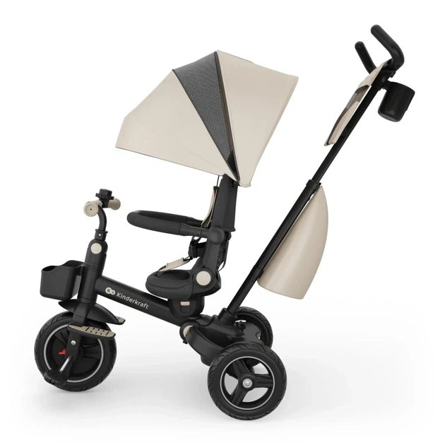 Дитячий велосипед Kinderkraft Spinstep 2 Plus Beige (KRSPST02BEGPL00) (5902533930050) - зображення 4