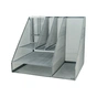 Настільний набір Axent підставка-органайзер мультифункціональна 345x290x290 мм металева срібляста (2127-03-A) - зменшене зображення 1