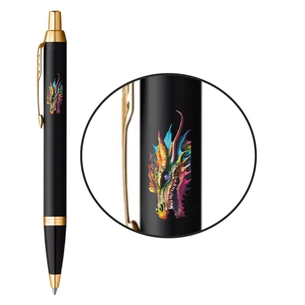 Ручка кулькова Parker IM 17 ZODIAC Black GT BP Яскравий Дракон (22032_Z3330u) зображення 1