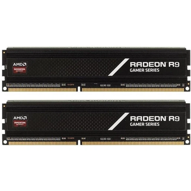 Модуль пам'яті для комп'ютера DDR4 16GB (2x8GB) 3200 MHz Radeon R9 AMD (R9S416G3206U2K) - зображення 1