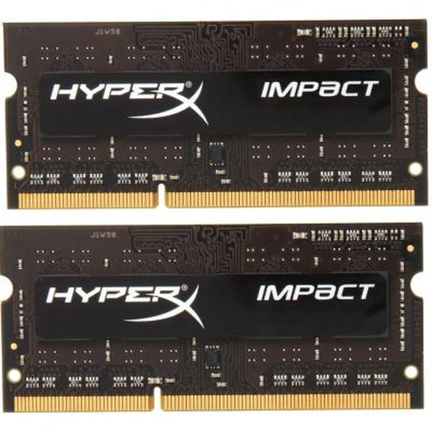 Модуль пам'яті для ноутбука SoDIMM DDR3L 8GB (2x4GB) 1866 MHz Kingston Fury (ex.HyperX) (HX318LS11IBK2/8) - изображение 1